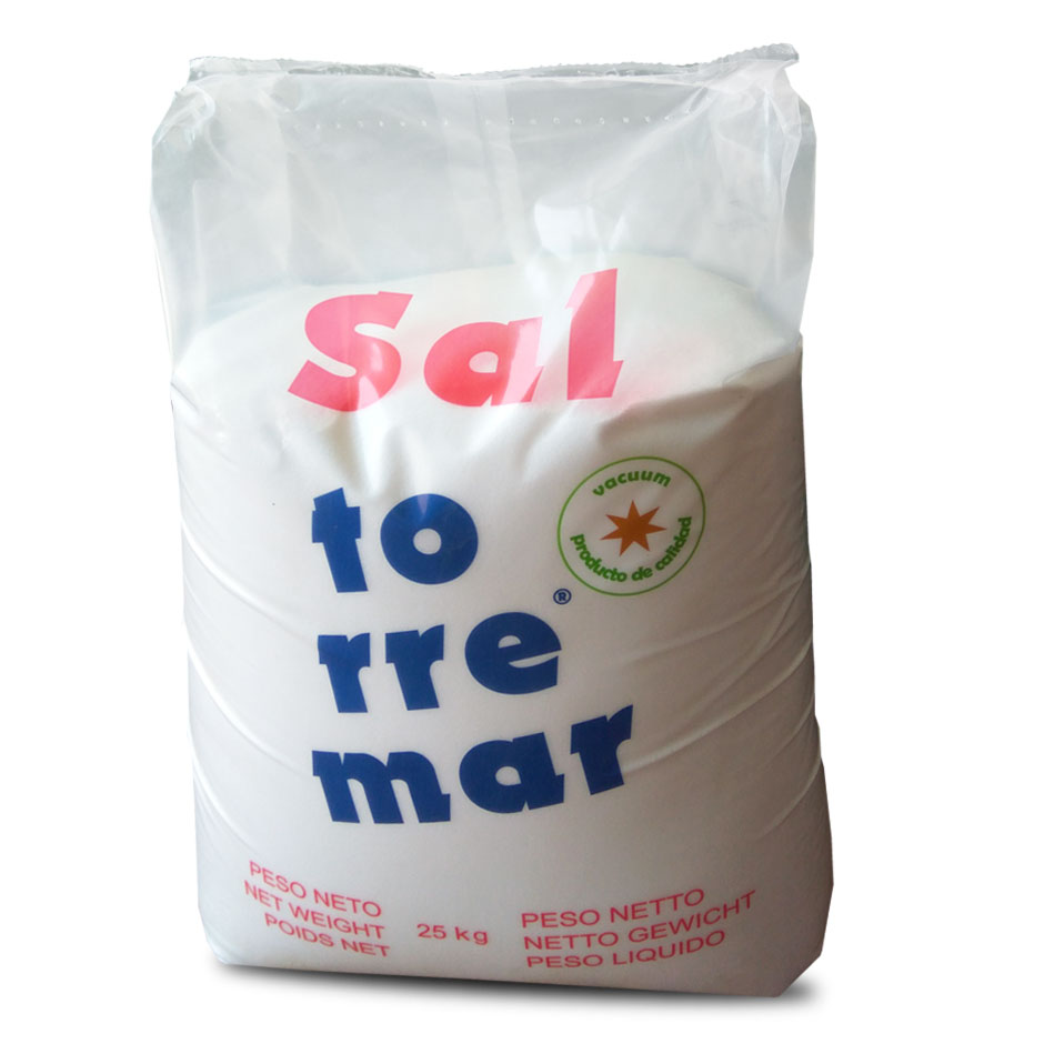 Sal fina seca vacuum tipo 1 saco de 25kg